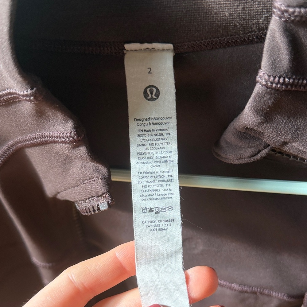 Lululemon Brown Cropped Align Jacket - image 2